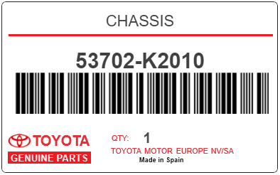 TOYOTA - 53702-K2010 CHASSIS
