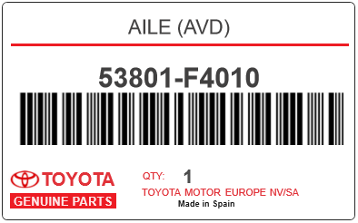 TOYOTA - 53801-F4010 AILE (avd)