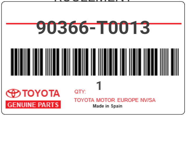 TOYOTA - 90366-T0013 ROULEMENT