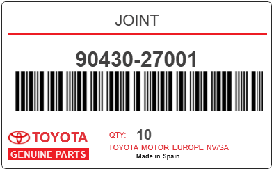 TOYOTA - 90430-27001 JOINT