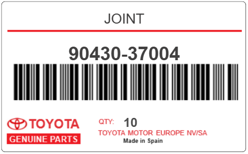 TOYOTA - 90430-37004 JOINT