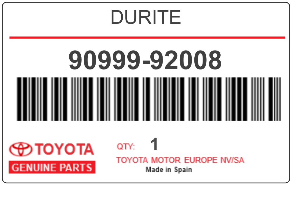 TOYOTA - 90999-92008 DURITE