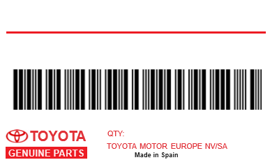 TOYOTA - 55539-32010-C0 COVER,SPARESWITCH